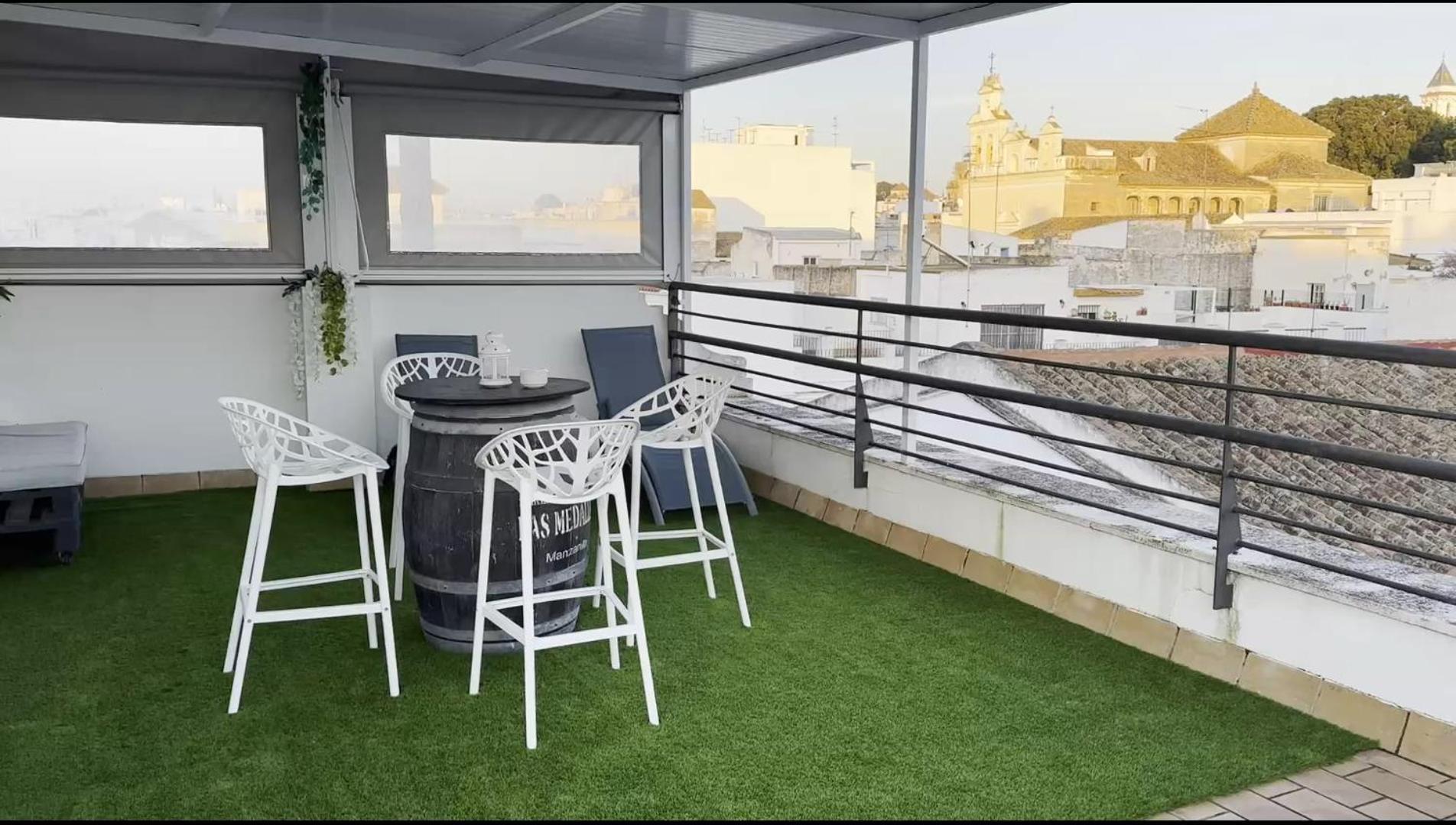 Atico Padre Aldama Centro Y Con Wifi Apartment ซันลูการ์เดบาร์ราเมดา ภายนอก รูปภาพ
